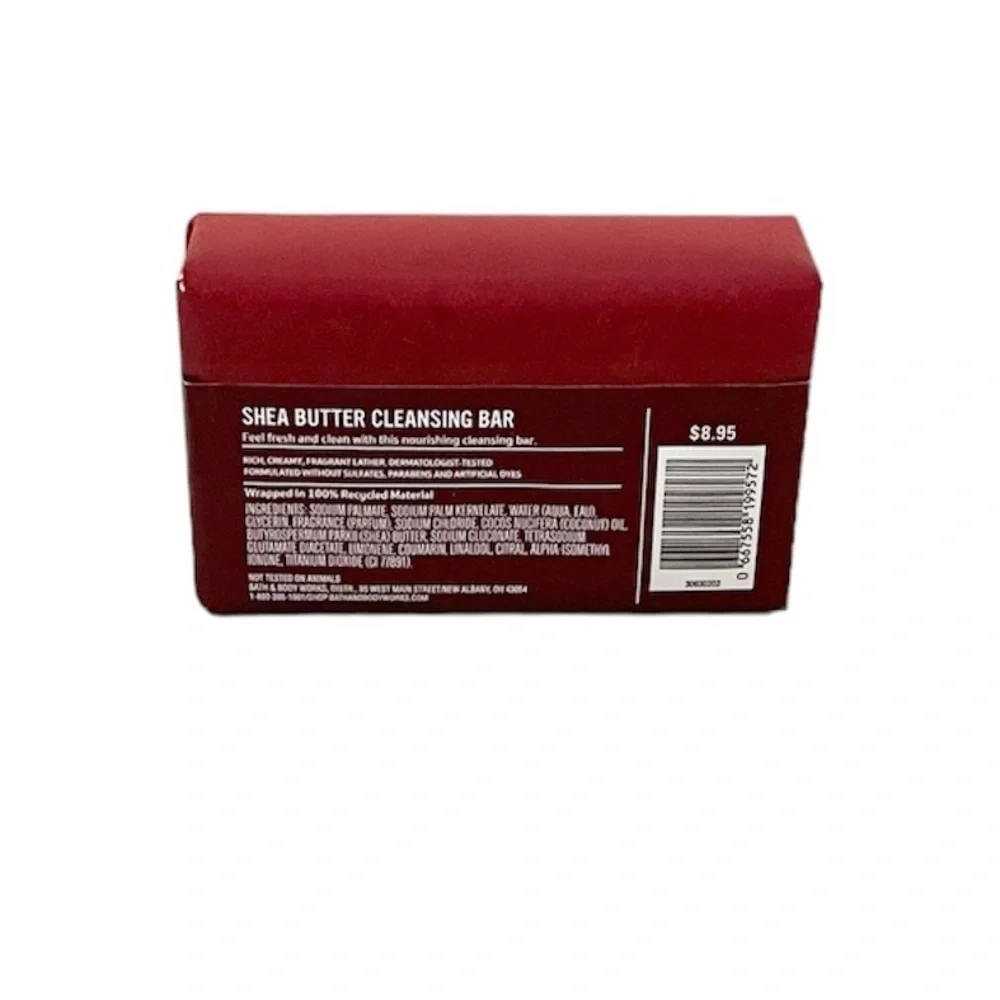 Bath & Body Works Bourbon Shea Butter Men’s Cleansing Soap Bar Full Size 5 oz - Picture 2 of 5